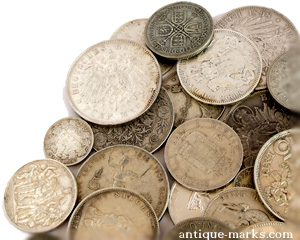 What countries use silver coins for currency?