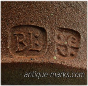 Bernard Leach Seal Mark & St Ives Pottery Mark