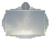 Modern Reproduction of an Art Deco Mirror