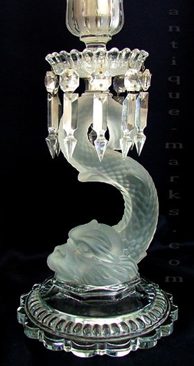 Baccarat Piscatorial Oil Lamp