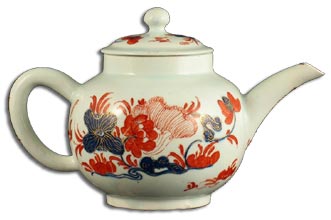 Bow porcelain teapot