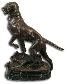 antique marks glossary - le courtier bronze dog figure