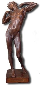 antique marks glossary -  bronze figural sculpture - sluggard