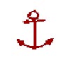 red anchor period mark