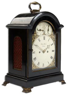 Antique Bracket Clock by Thomas Fowler - from antique-marks.com