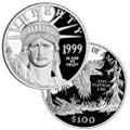 1999 American Eagle Platinum Proof - Vistas of Liberty
