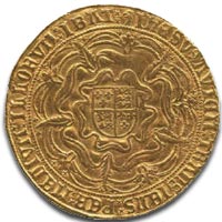 Edward VI, third period, fine sovereign