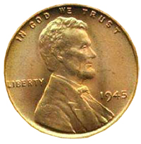 The Lincoln Penny c1945