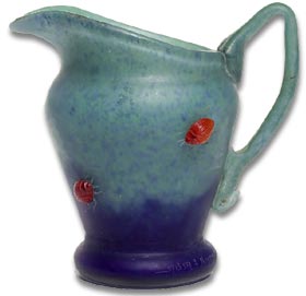 daum insect decorated jug