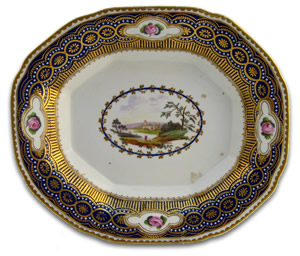 Derby Pattern 35 Dessert Dish