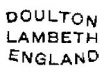 antique marks - Royal Doulton marks