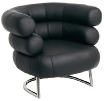 A good quality modern reproduction of eileen grays bibendum chair