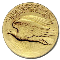 Augustus Saint-Gaudens Twenty Dollar Gold Piece 1907