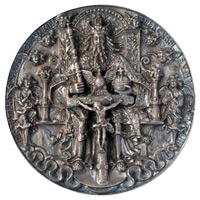 Hans Reinhart Silver Medal - The Trinity or Morizpfennig c1544