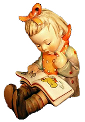 Hummel Figurine The Bookworm