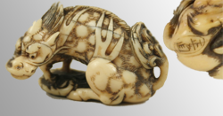 Japanese Netsuke as a Kirin by Masanao