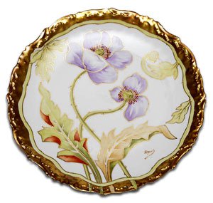 Limoges Cabinet Plate by Riquet