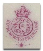 Royal Worcester Marks - Asterisk Mark 1919