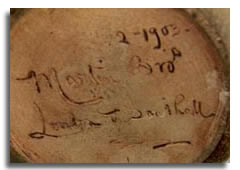 Typical Martin Brothers Pottery Mark
