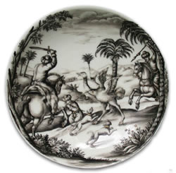 Meissen Bottger porcelain saucer