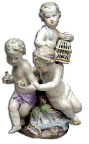 Meissen Cherub Figure Group