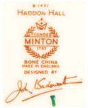 Minton print mark c1951