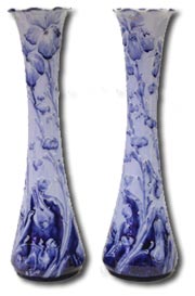 Pair Moorcroft Florian Vases