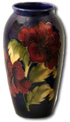 Moorcroft Hibiscus Design Vase