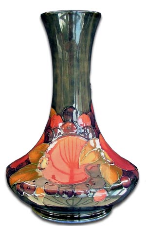 Moorcroft Pomegranate Design Baluster Vase