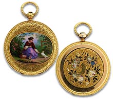 Antique Glossary - Antique enamel Patek Philippe pocket watch 