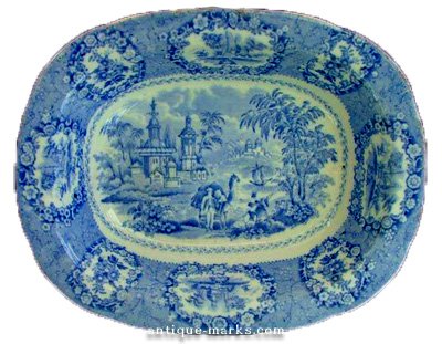 Ridgways Flow Blue Meat Platter