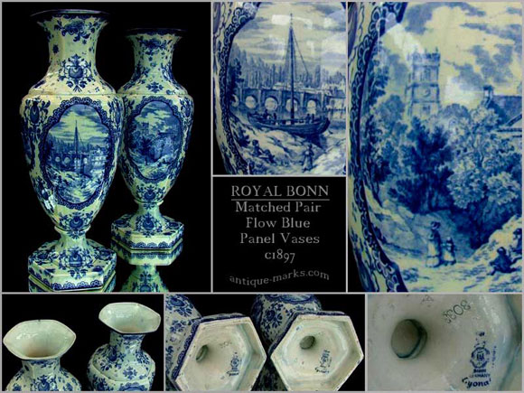 Bonn marks royal porcelain Pottery and