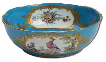 18thC Sevres Porcelain Bowl