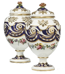 Sevres Porcelain Pot Pourri