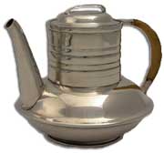 Silver Tea Pot by Archibald Knox