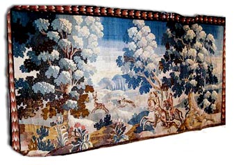 antique oudenarde tapestry