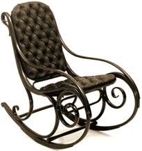 antique marks glossary - thonet brothers bentwood rocking chair c1860