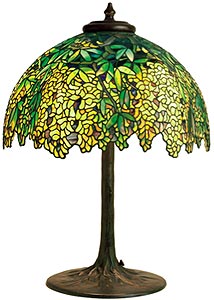 Paon attrape-soleil en vitrail Louis Tiffany par Glassmasters 1990