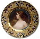 antique marks glossary - vienna porcelain plate