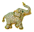 Vintage Swarovski Glass Elephant Brooch