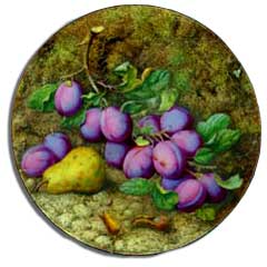 Royal Worcester fruit painted by octar copson