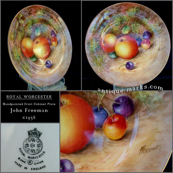 Antiques Collection - Worcester Fruit Painted Plate