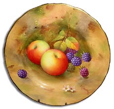 Royal Worcester fruit painted by albert shuck