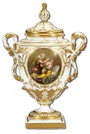 Royal Worcester fruit painted by william hawkins