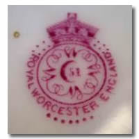 Royal Worcester Mark c1910