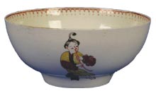 Worcester Gallery - 1st Period Bowl c1765