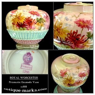 Antiques Collection - Worcester Prismatic Enamels