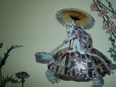  tortoise and mouse decoration