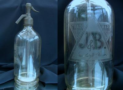 Antique J & B Seltzer Bottle