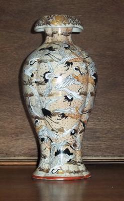 Antique vase full view of decoration